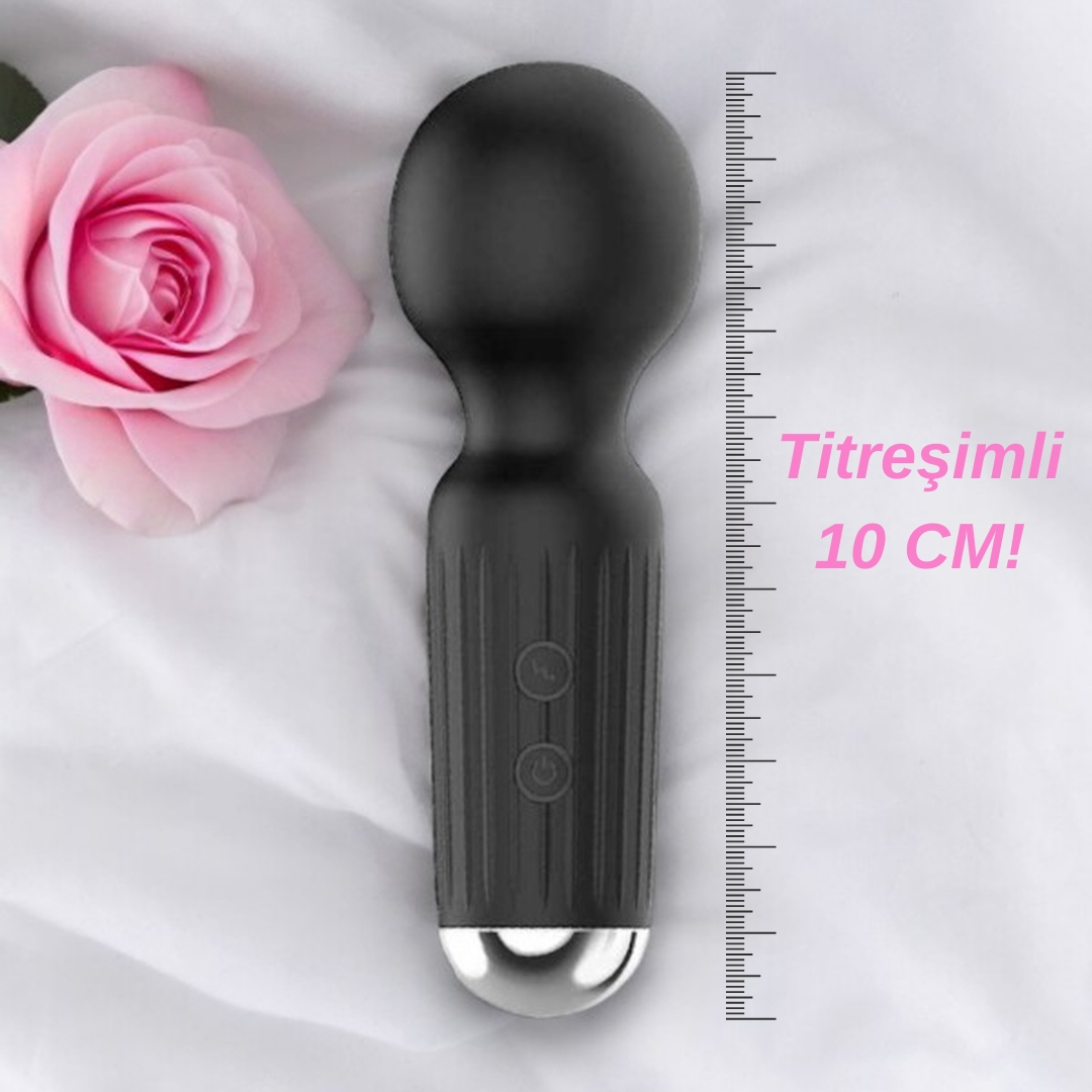 10 Modlu Su Geçirmez Şarjlı Vibratör Masaj Aleti - Kolay Gizlenebilir