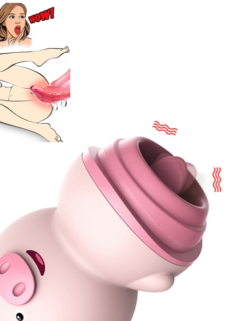 Klitoris Dil Yalama Vibratör - Gizlenebilir Klitoral Orgazm Vibratörü