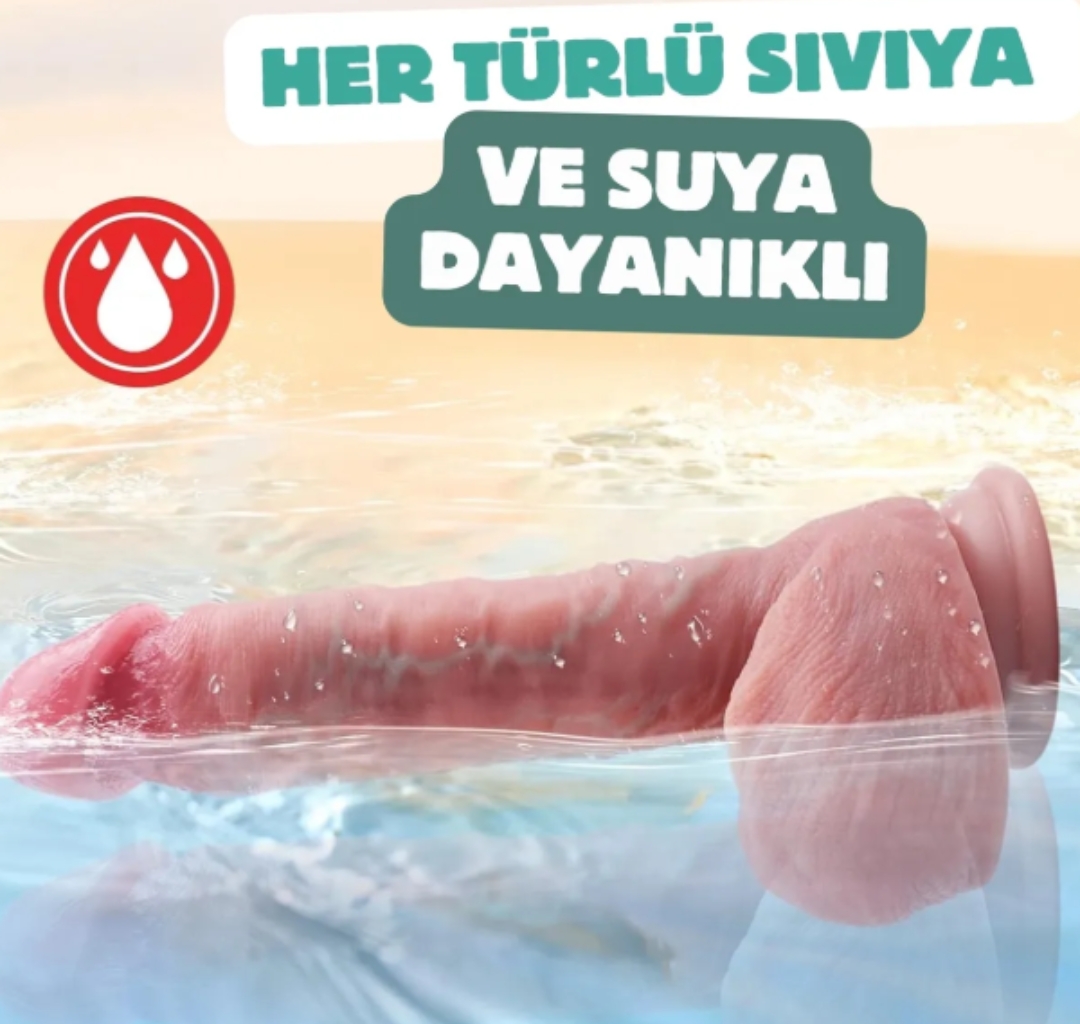Uzaktan Kumandalı | İleri - Geri Hareketli | Isıtmalı | Titreşimli | Prof Damarlı Dildo Vibratör
