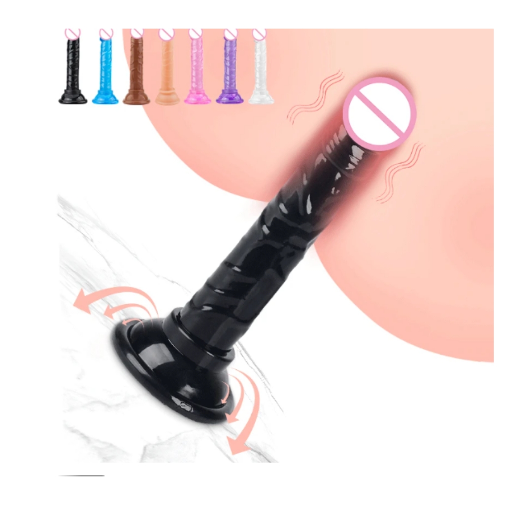 15 CM Siyahi Realistik Dildo | Damarlı | Vantuzlu | Anal & Vajinal