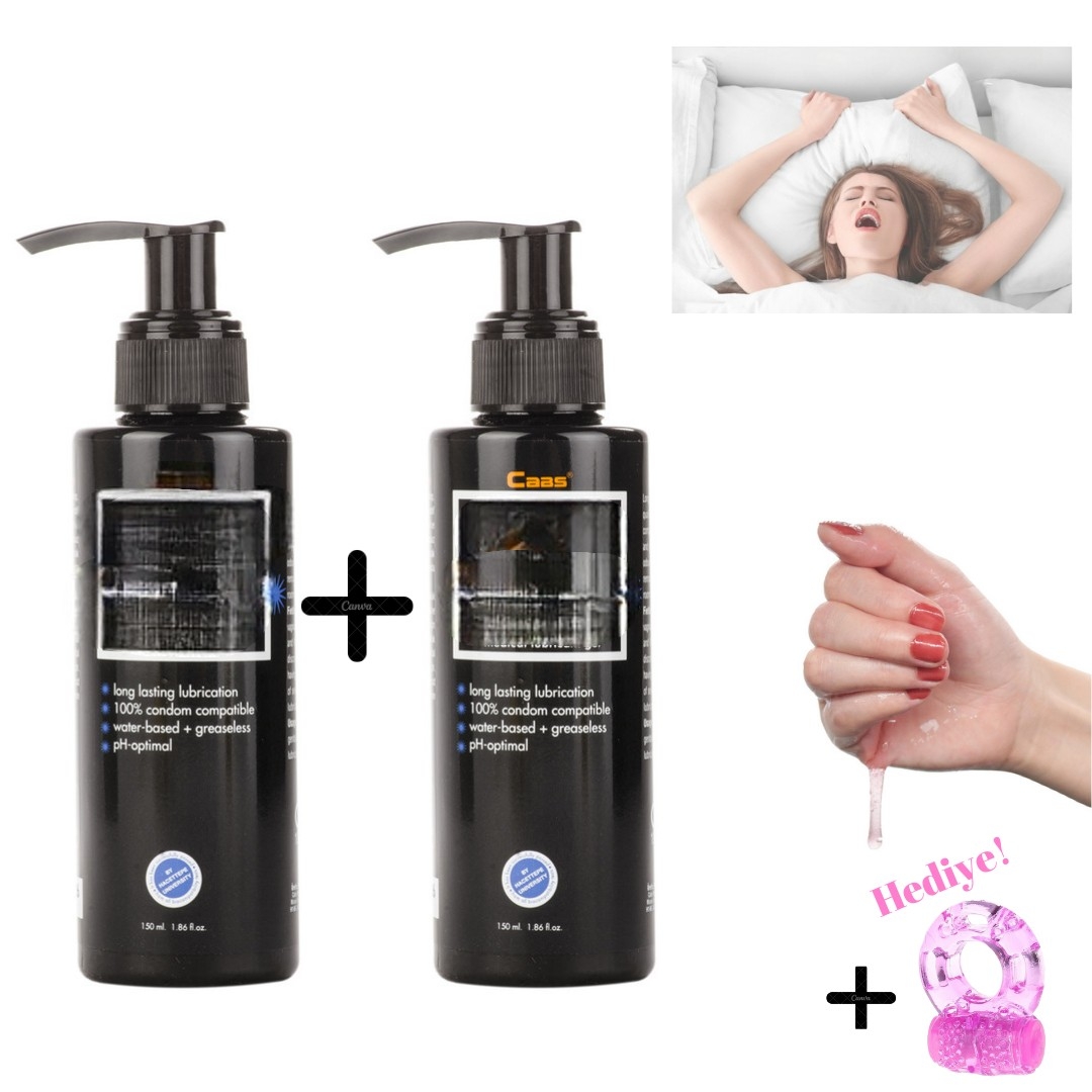 2’li 150ML Yenilebilir Kayganlaştırıcı Jel | Oral/Anal/Vajinal