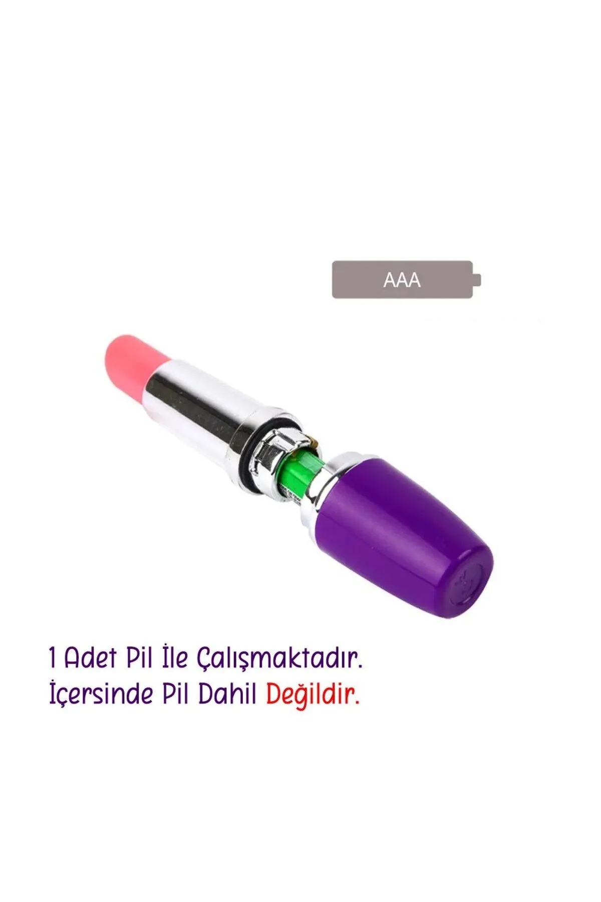 Güçlü Titreşim Suya Dayanıklı Modern Ruj Vibratör - Gizli Kamuflaj Vibratör 