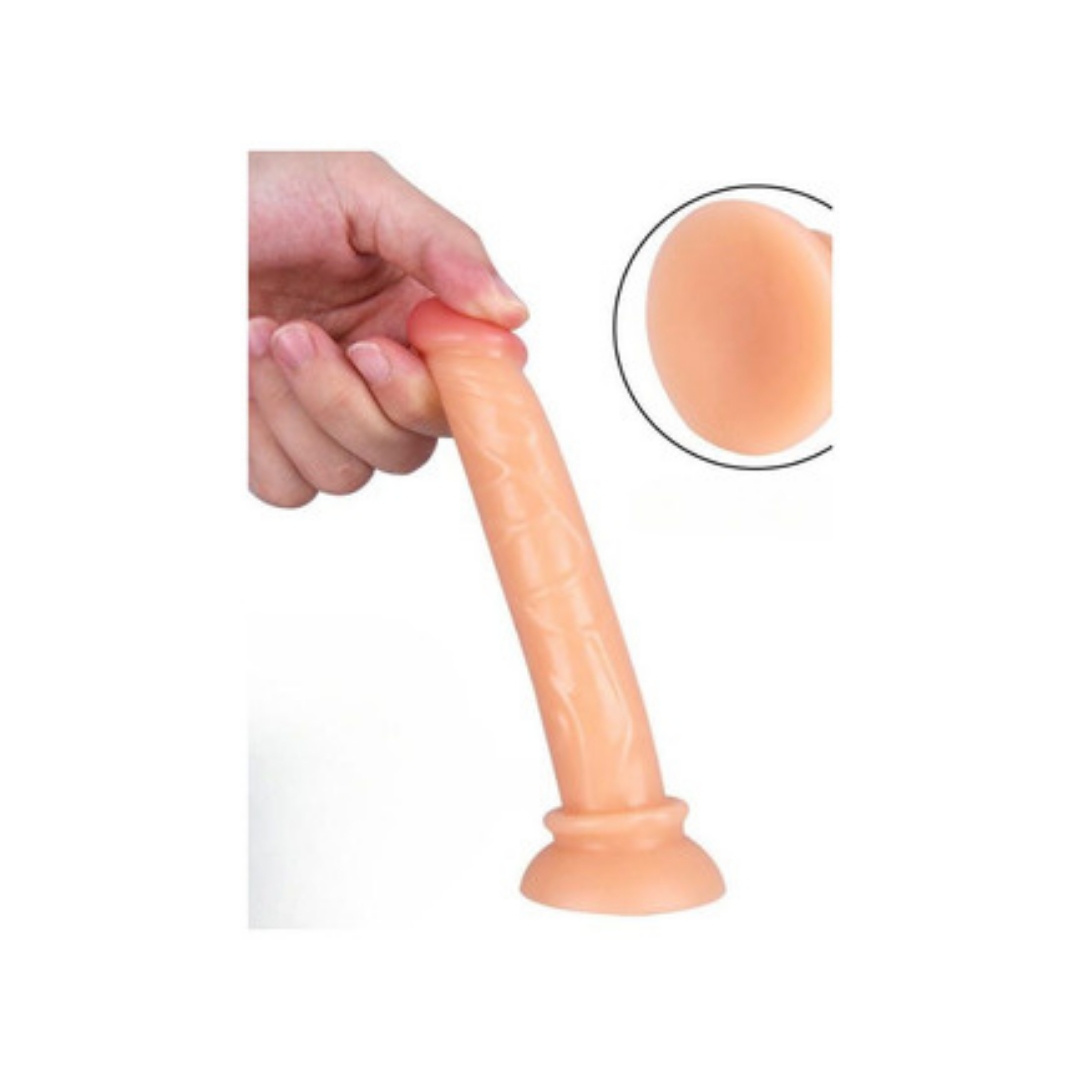 14 CM | Küçük Boy | Ultra Esnek Yumuşak Dildo | Anal Vajinal Oral