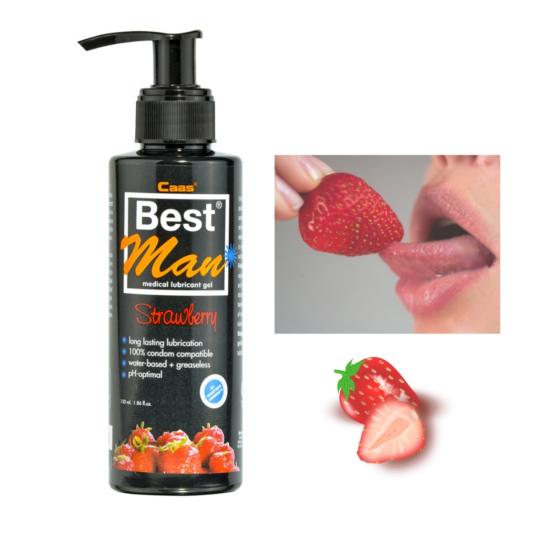 150 ML Su Bazlı Yenilebilir Çilekli Kayganlaştırıcı Su Bazlı Afrodizyak Etkili