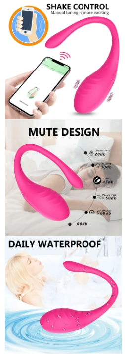 G Noktası ve Klitoris Orgazmı Telefon Kontrollü Şarjlı Vibratör