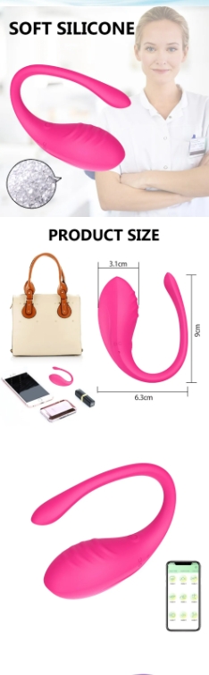 G Noktası ve Klitoris Orgazmı Telefon Kontrollü Şarjlı Vibratör