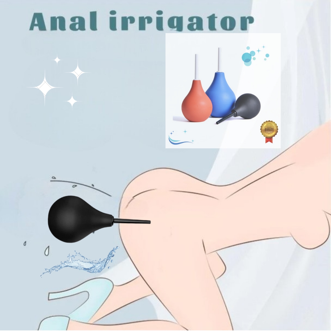 Anal Temizlik Pompası ve Boğumlu Anal Plug - 3’lü Kayganlaştırıcı Set