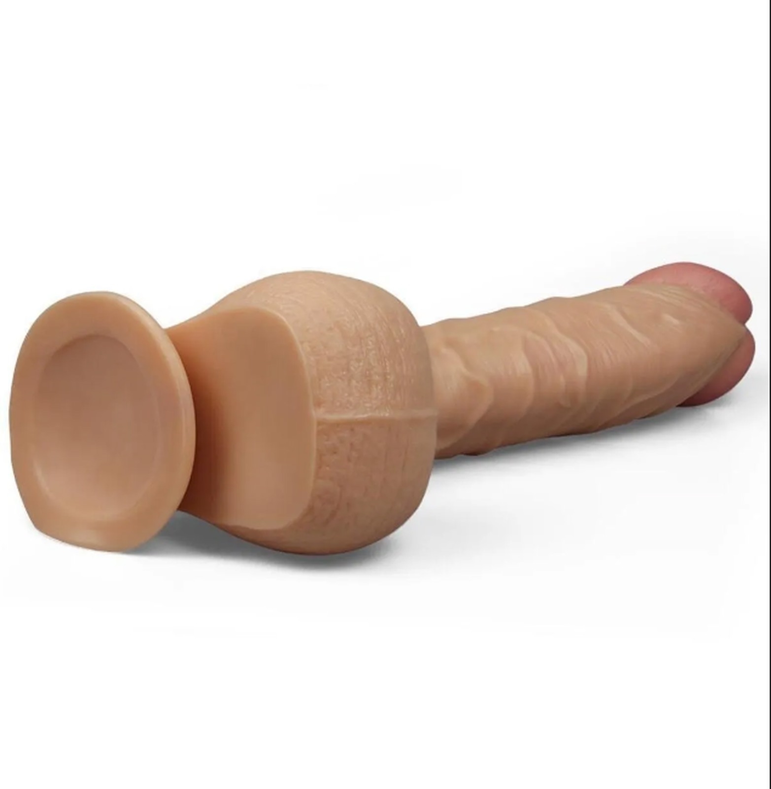 33 CM Gerçekçi Dokulu  Bağlama Kemerli Realistik Penis Dildo - Ultra Mega Boy