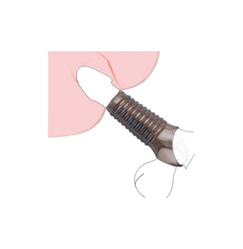 Premium Ribbed Testicle-Gripping Universal Orgasm Support Penis Sleeve