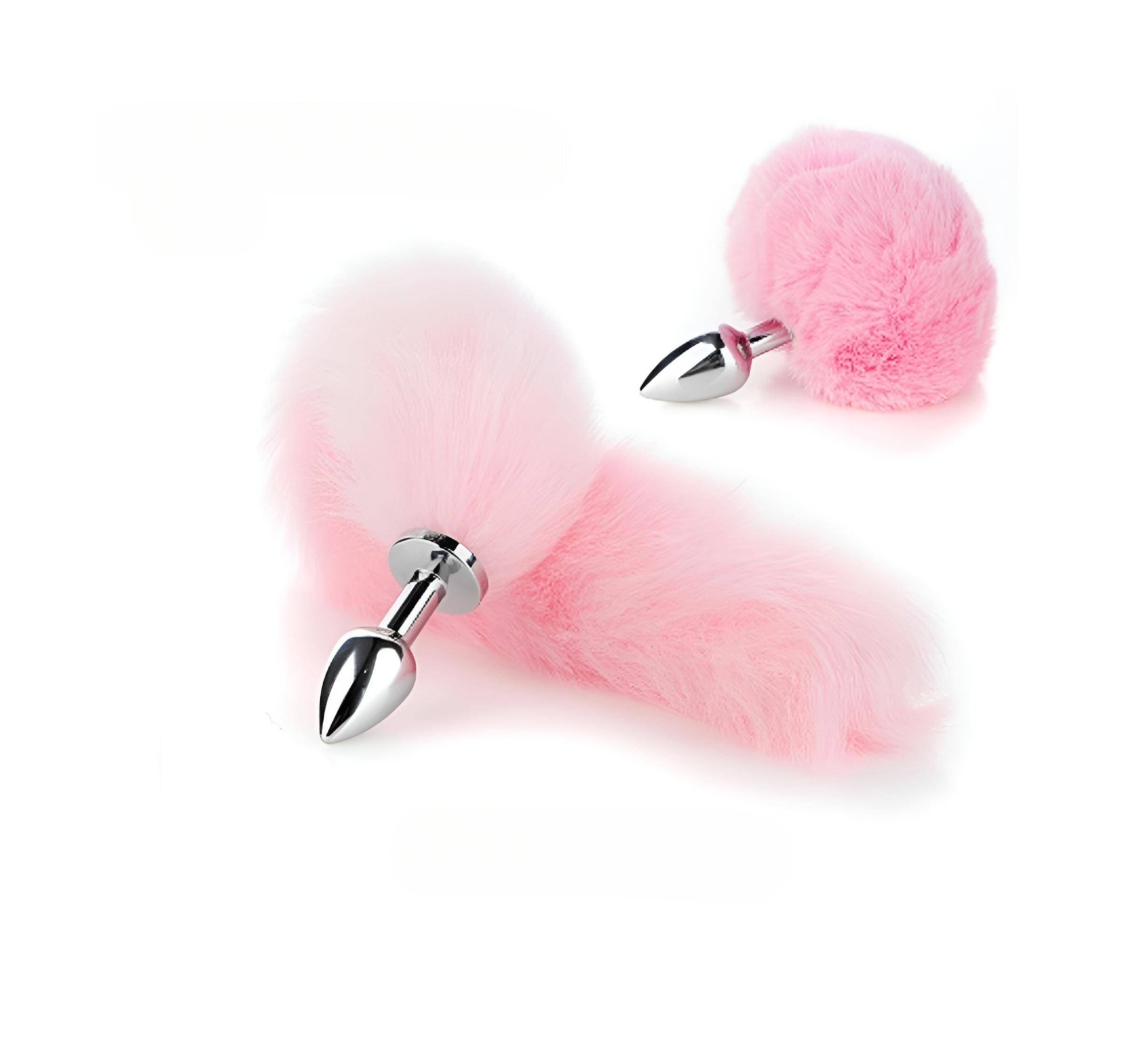Fantezi Tıkaç - Tilki Kuyruklu Pembe Anal Plug