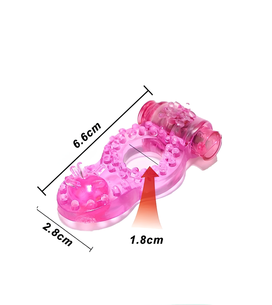 Premium Güçlü Titreşimli Klitoris Uyarıcılı Penis Halkası