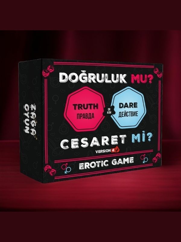 Doğruluk Mu? Cesaret Mi? Fantezi Erotik Yetişkin Kutu Oyunu +18 
