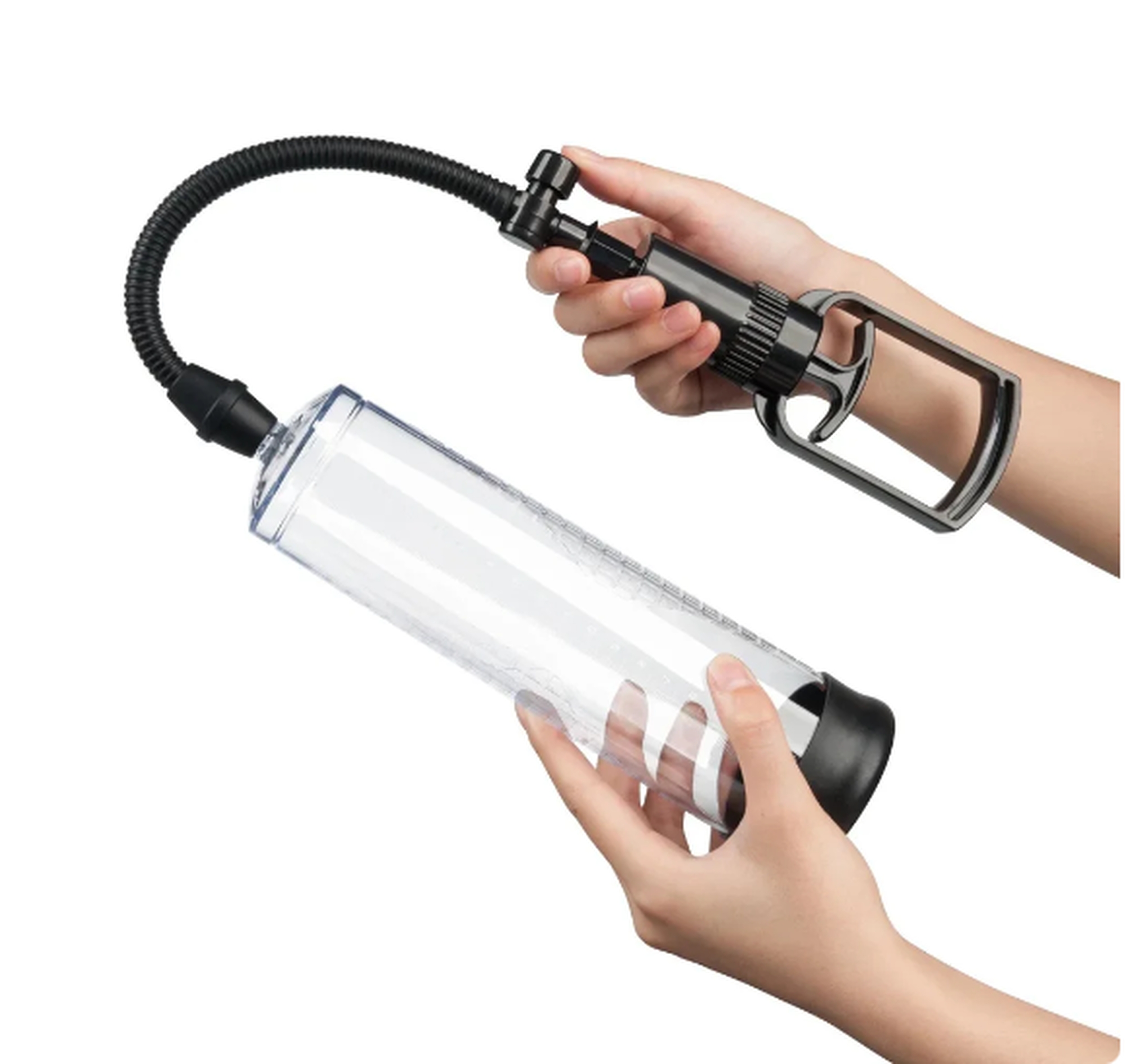 Yüksek Vakumlu Manuel Tetikli Penis Pompası - Vajina Mastürbatör Başlık