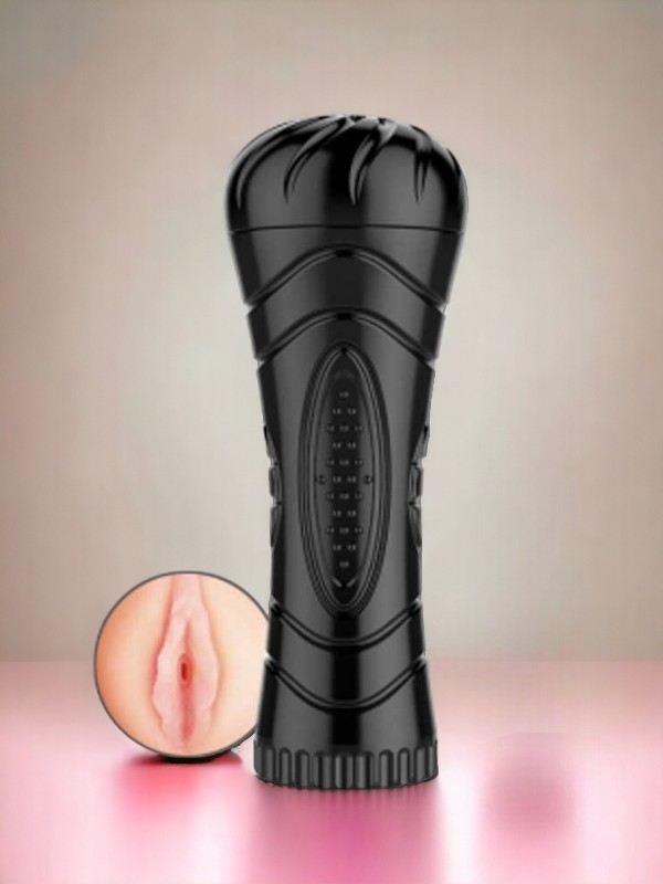 El Feneri Şeklinde Gizlenebilir Titreşimli Suni Vajina Mastürbatör
