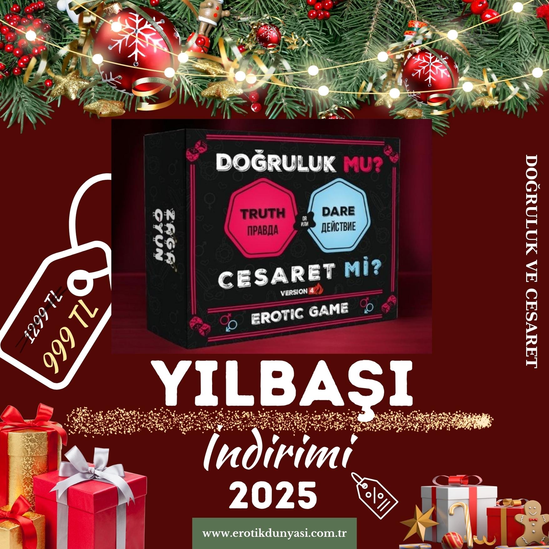 Doğruluk Mu? Cesaret Mi? Fantezi Erotik Yetişkin Kutu Oyunu +18 
