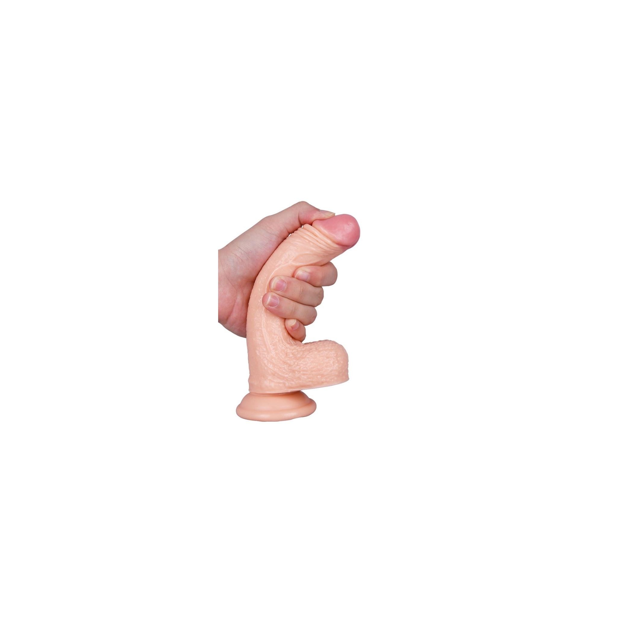  18 CM Dildo Gerçekçi Dokulu - Vantuzlu & Realistik | Erotik Dünyası
