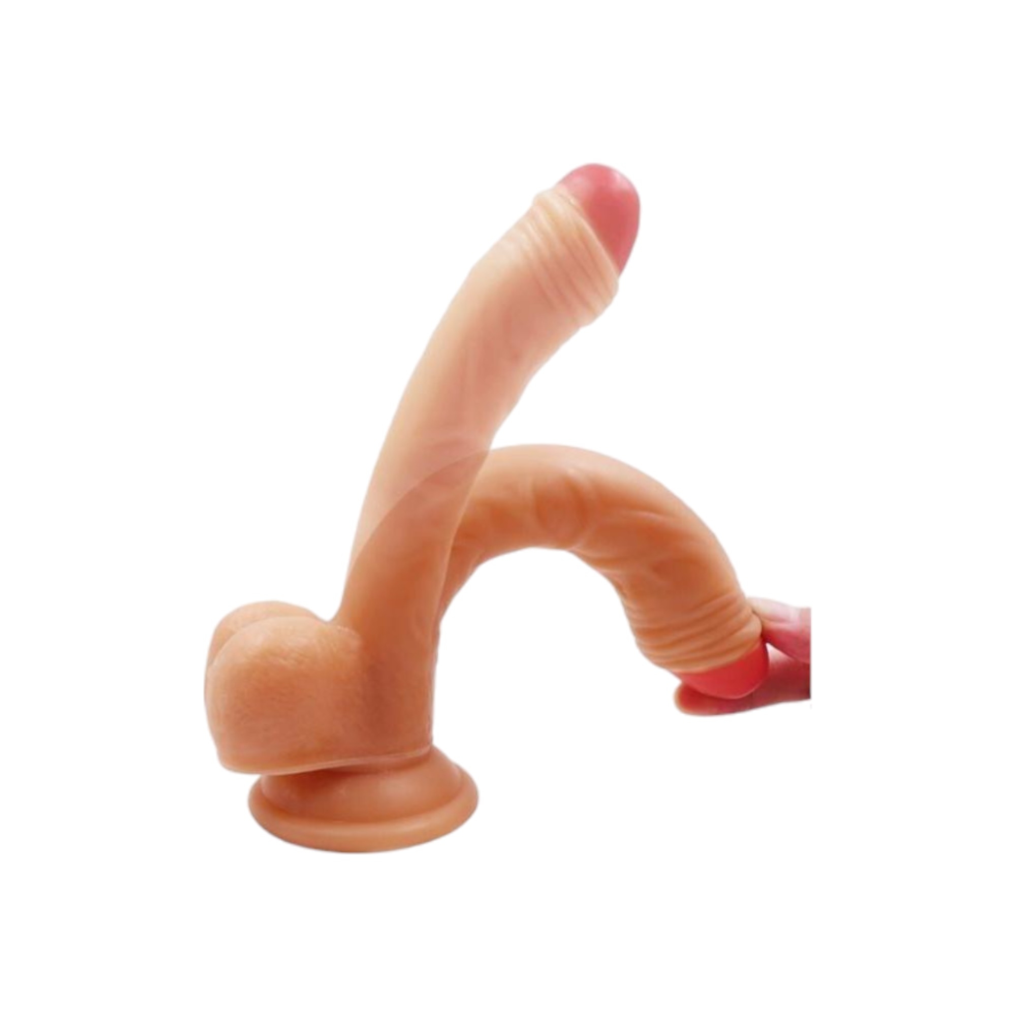  19 CM Dildo Gerçekçi Hissiyat- Damarlı Doku & Realistik