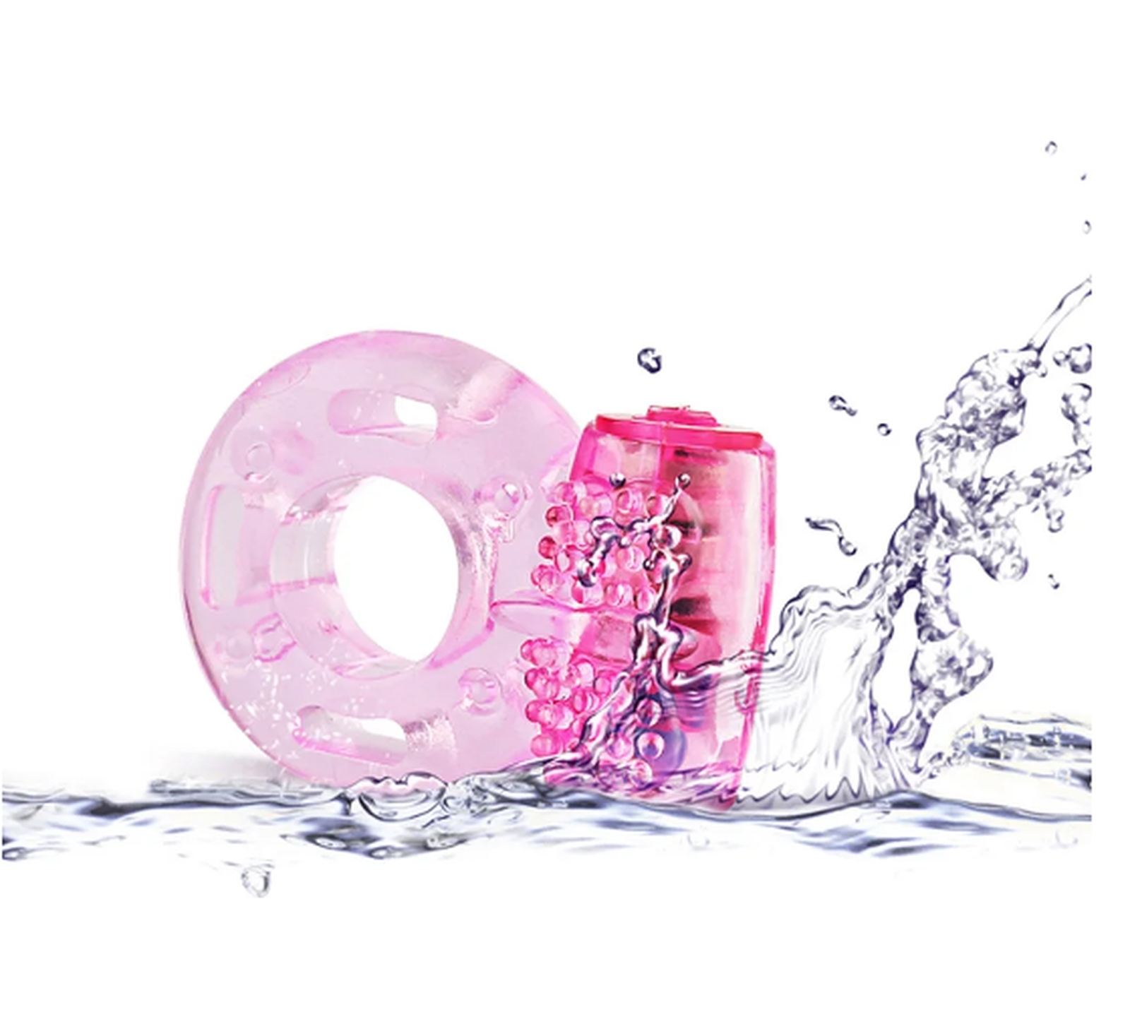 Güçlü Titreşimli ve Tırtıklı Penis Halkası - Klitoris Uyarıcılı Oyuncak