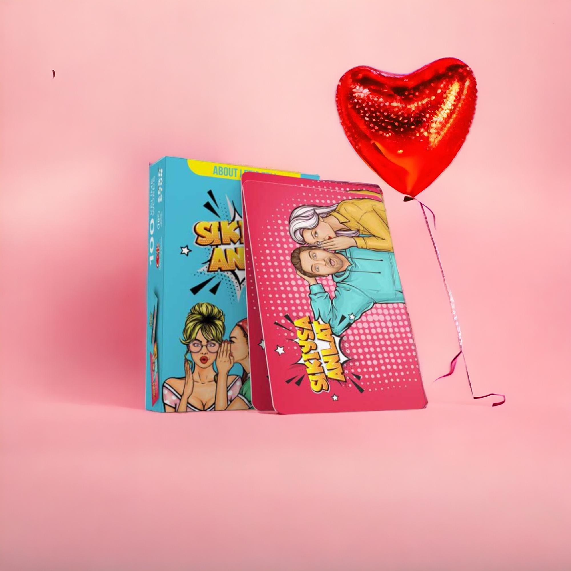 Sıkıysa Anlat Eğlenceli Yetişkin Tabu Oyunu - Sessiz Sinema Kart Oyunu +16