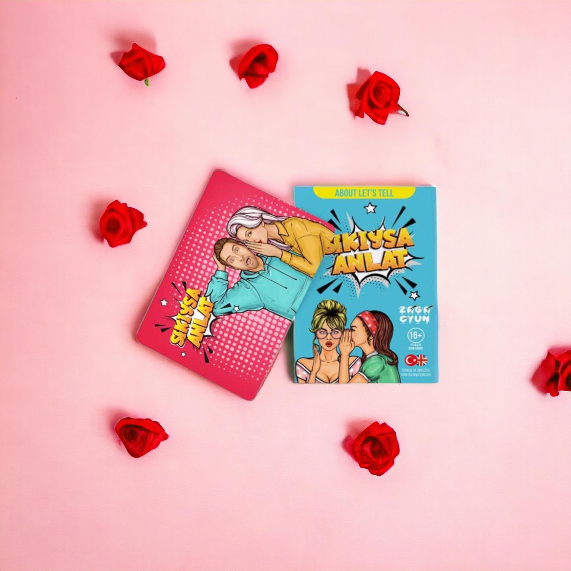 Sıkıysa Anlat Eğlenceli Yetişkin Tabu Oyunu - Sessiz Sinema Kart Oyunu +16