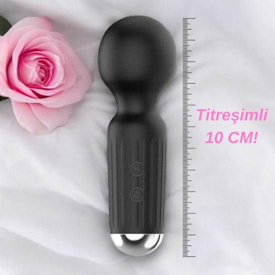 10 Modlu Su Geçirmez Şarjlı Vibratör Masaj Aleti - Kolay Gizlenebilir