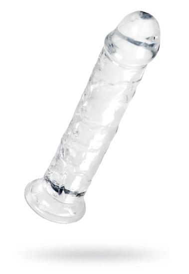 20 CM Şeffaf Vantuzlu Dildo | Silikon Dildo
