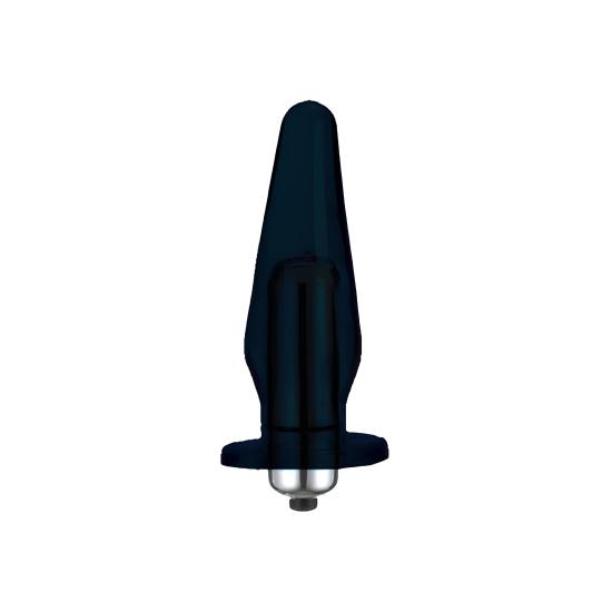 Siyah Şeffaf Silikon Anal Vibratör –  Su Geçirmez