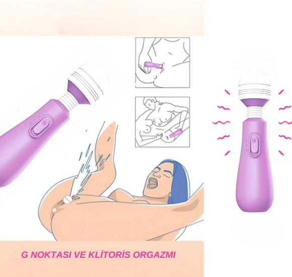 Güçlü 2 Modlu Yumuşak Uçlu Vibratör - Pembe