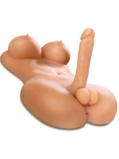 Gerçekçi Travest Trans Mastürbatör - Penisli Bayan