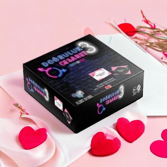 +18 Doğruluk mu Cesaret mi Yetişkin Erotik Eğlenceli Parti Kutu Oyunu