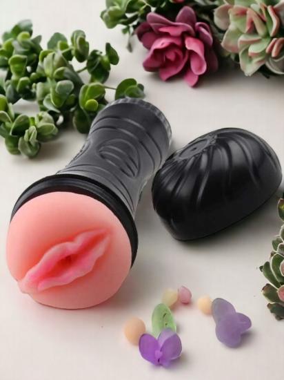 El Feneri Şeklinde Gizlenebilir Titreşimli Suni Vajina Mastürbatör