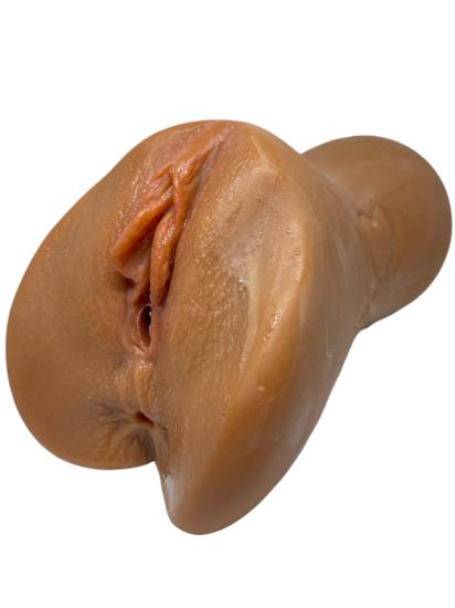 Tırtıklı Deri Hissiyatlı Suni Vajina Mastürbatör