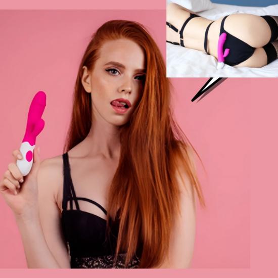 Kadınlar İçin Güçlü  G Noktası ve Klitoral Orgazm Vibratör