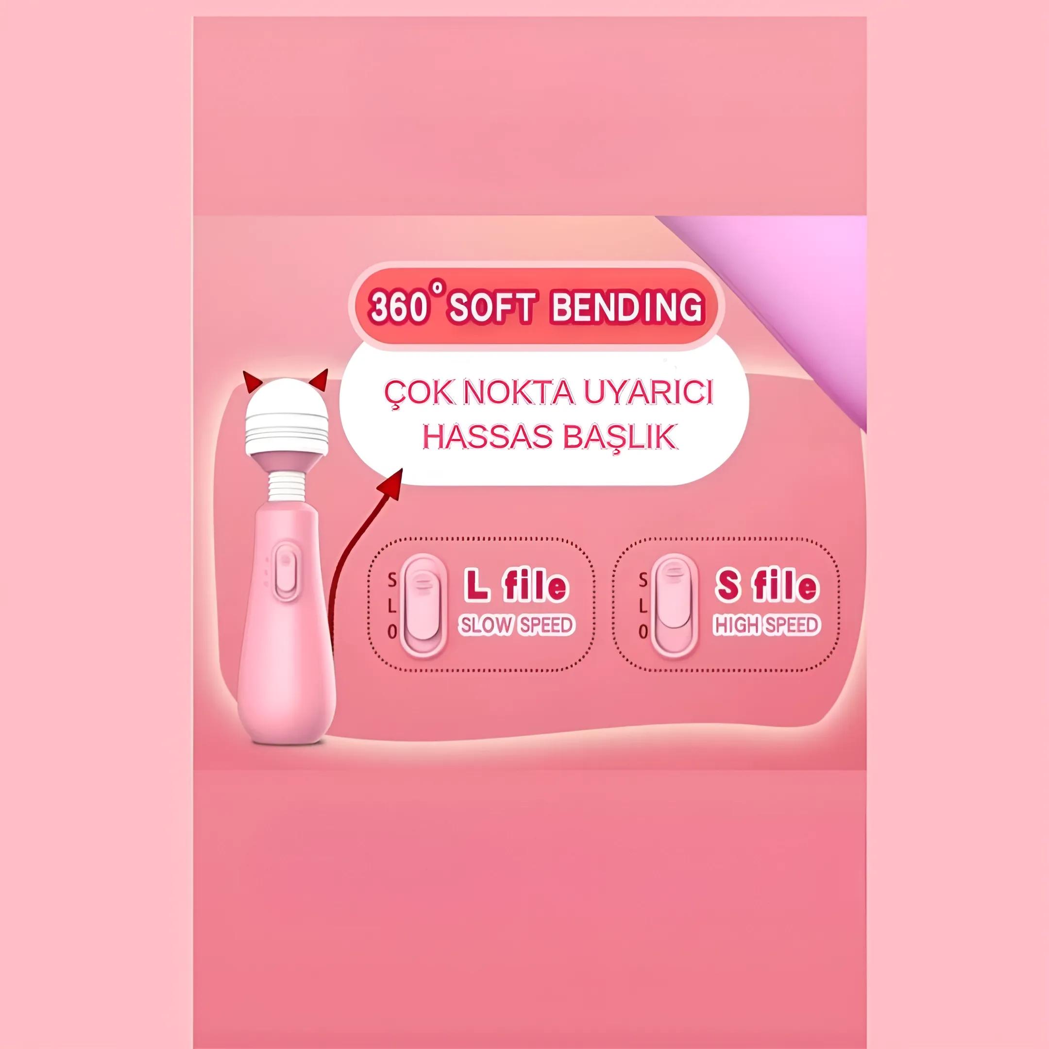 Bakire Vibratör - Güçlü Titreşimli Klitoris Orgazm Masaj Vibratörü