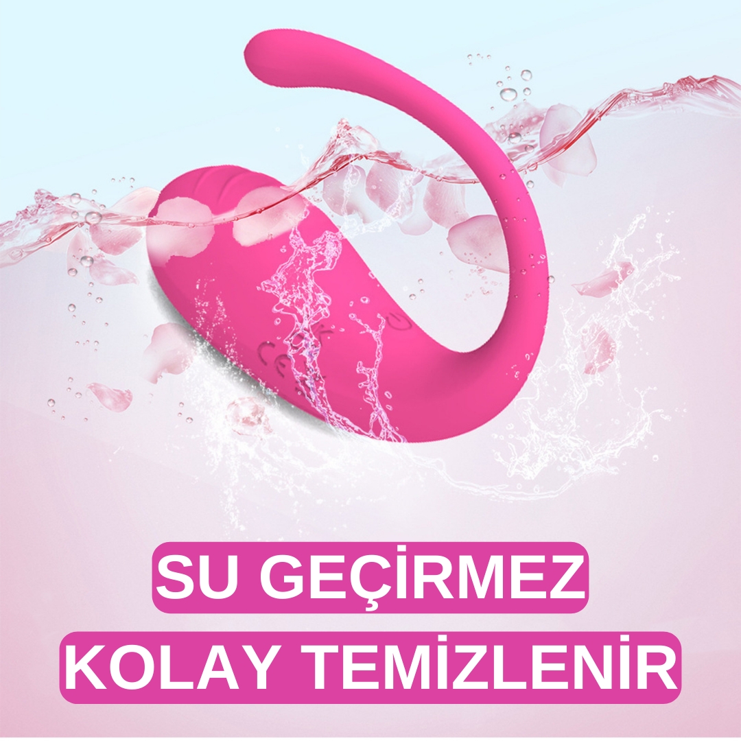 G Noktası ve Klitoris Orgazmı Telefon Kontrollü Şarjlı Vibratör